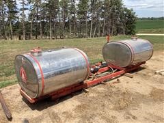 Chem-Farm Stainless Steel Saddle Tanks 