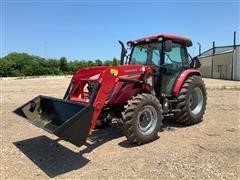 2018 Mahindra 8100 PST MFWD Tractor W/Loader 