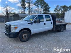 2011 Ford F350 2WD Crew Cab Flatbed Pickup 