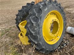 John Deere 380/85R34 Tires & Rims 