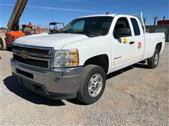 2012 Chevrolet 2500 4x4 Extended Cab Pickup 