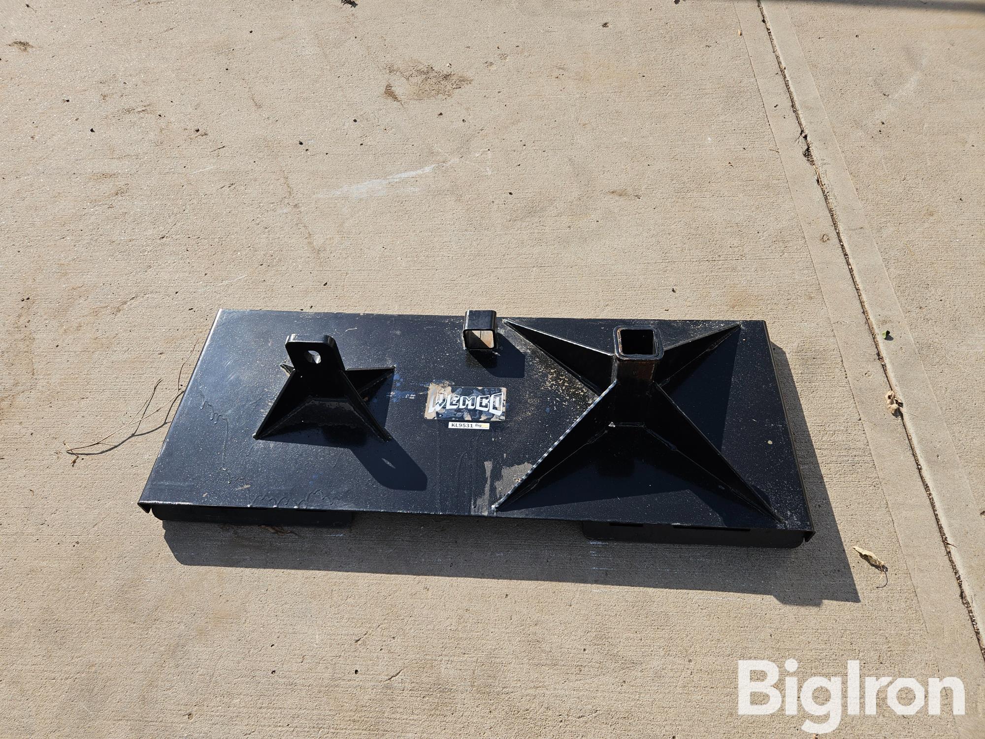 Wemco Receiver Hitch Skid Steer Attachment 