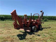 DitchWitch 5010DD 4x4 Trencher W/Backhoe & Backfill Blade 