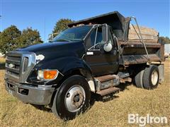 2009 Ford F750 S/A Dump Truck 