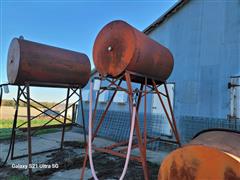 300 Gallon Fuel Tank On Stand 