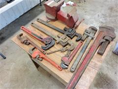 Bench Vice & Pipe Wrenches 