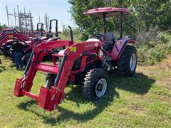 2019 Mahindra 6065PST Compact Utility Tractor W/Loader 