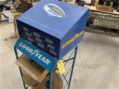 Goodyear Hose Stand & 5 Gal Jerry Can w/ 12v Pump 