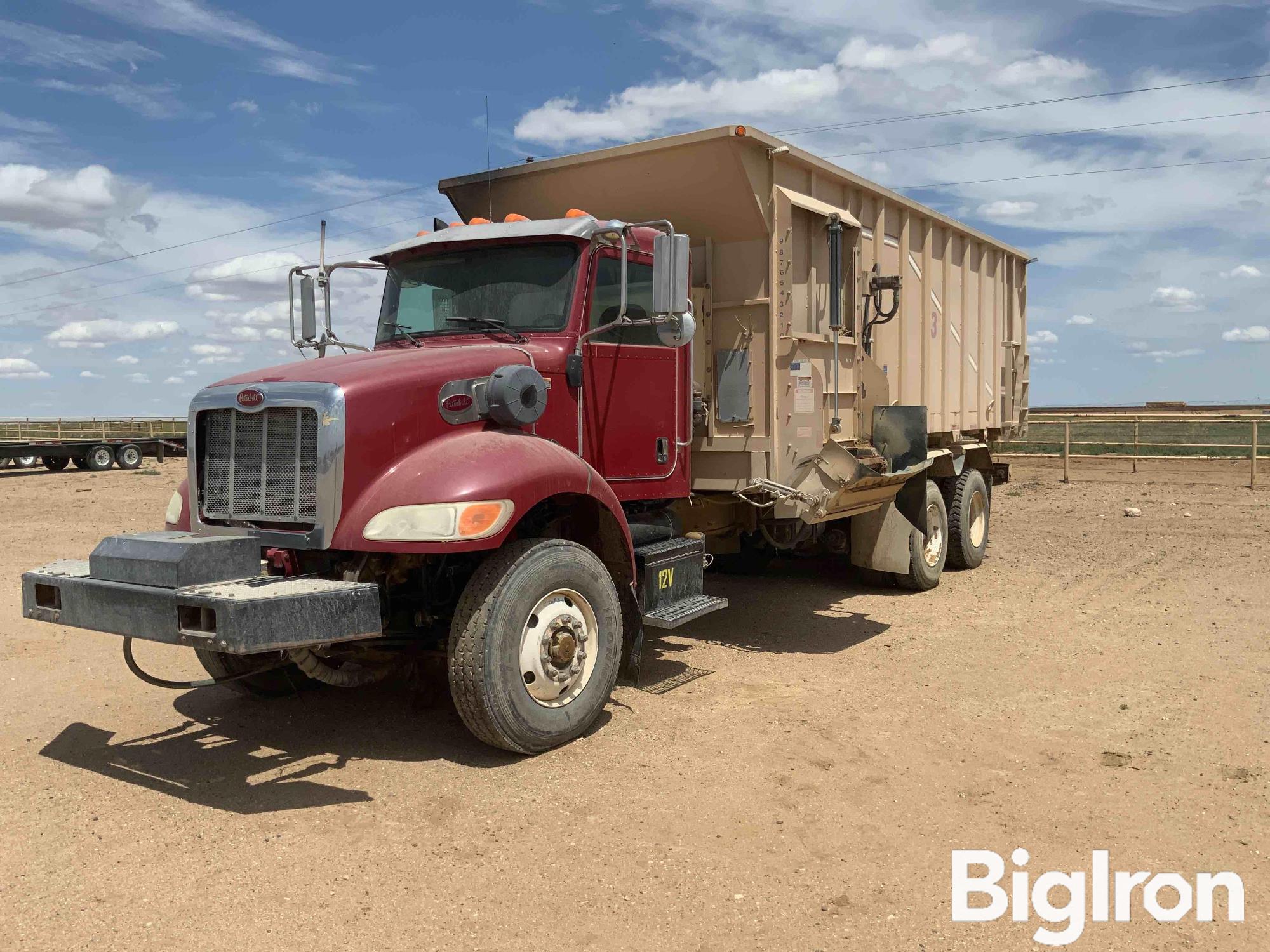 2015 Peterbilt 348 T/A Feeder Truck Laird Body 