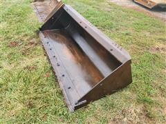 Bobcat 7' Wide Low Flat Bucket w/ Smooth Edge 