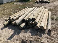 8’ Green Treated Posts 