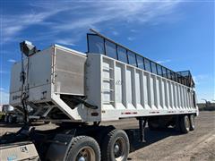 2013 Home Built T/A Self-Contained Chain Floor Silage Trailer 