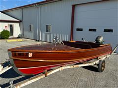 Run #126 - 1939 Larson Boat With 2002 Homemade Trailer 
