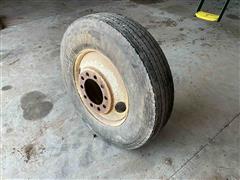 Michelin Radial XZA-1 11R24.5 Truck Tire On Rim 