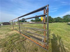 24' Free Standing Gate w/ 8' Swing Gate 