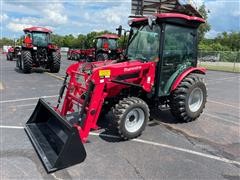 Mahindra 2638 MFWD Compact Utility Tractor W/Loader 