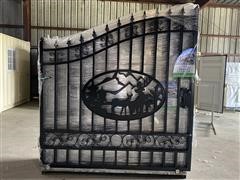 2020 Greatbear 14' Bi-Parting Wrought Iron Gate 