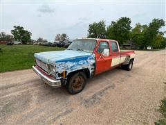 1978 GMC C3500 Camper Special 2WD Crew Cab Pickup 