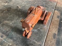 Wooden Toy Tractor 