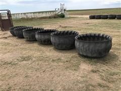 Turned Tire Rubber Feed Bunks/Feeders 