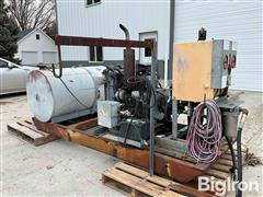 T-L Diesel Hydraulic Pivot Pumper/Power Unit On Skid 