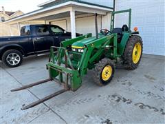 1994 John Deere 1070 MWFD Utility Tractor W/Loader 