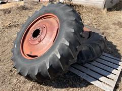 Farmland 18.4-38 Tractor Tires On Rims 