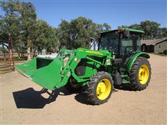 2012 John Deere 5085M MFWD Tractor W/553 Loader 