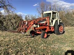 1976 Case 1070 2WD Tractor W/Loader 