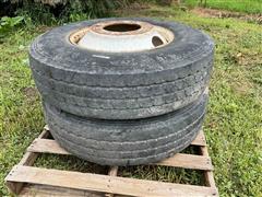 Mounted Truck Steer Tires 