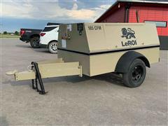 1997 CompAir LeROI Q185DJE 185 CFM Portable Air Compressor w/ Accessories 