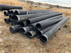 Corrugated Black Plastic Pipe 