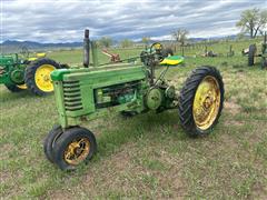 1939 John Deere B 2WD Tractor 