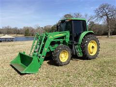 2009 John Deere 6430 Premium MFWD Tractor W/Loader 