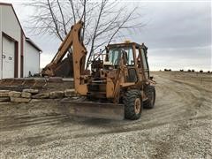 Case 760 4x4x4 Trencher W/Backhoe & Backfill Blade 