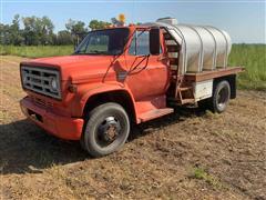1976 GMC C6000 S/A Flatbed Water Truck 