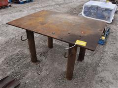 Shop Built Welding Table 