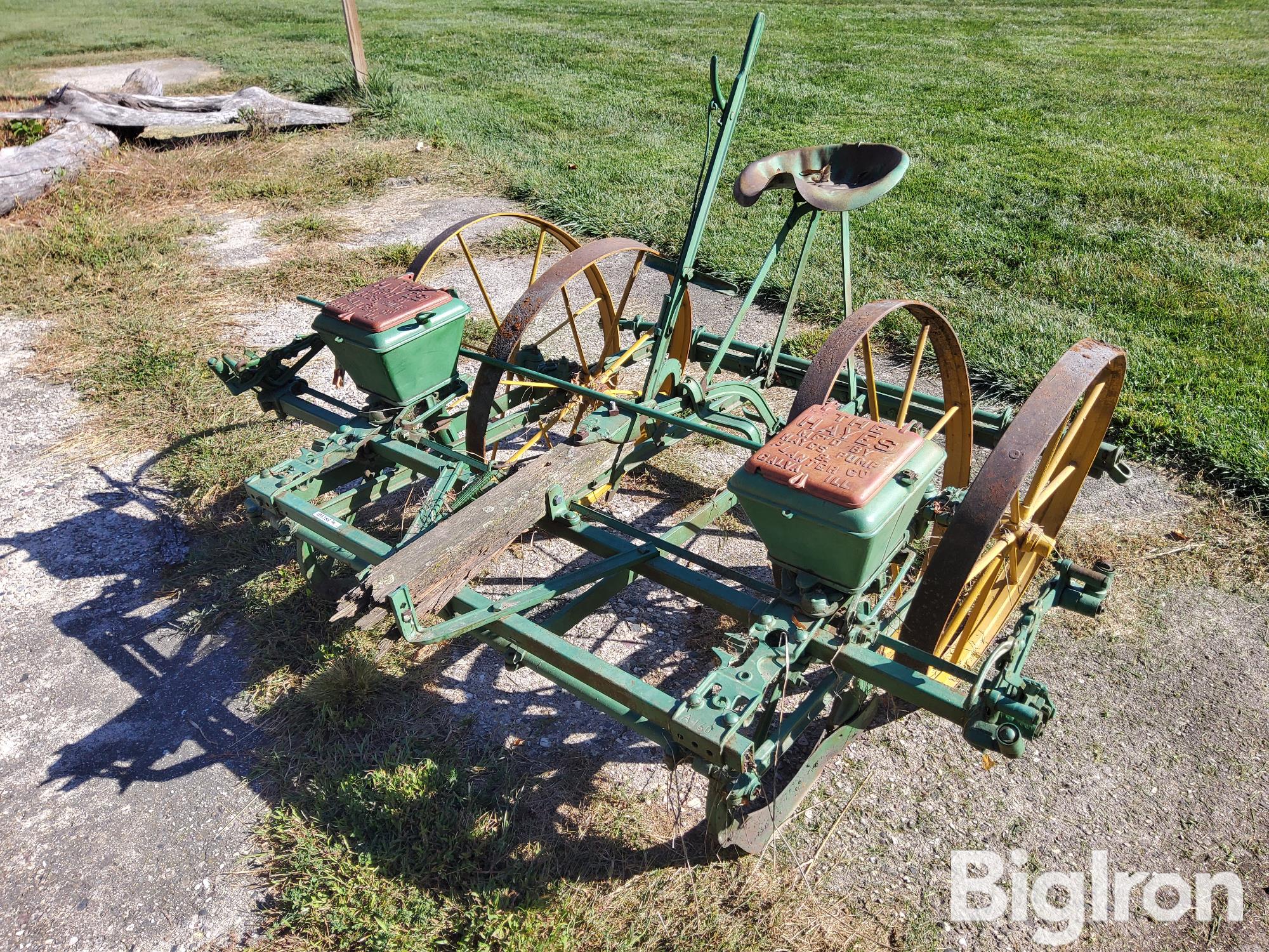 Hayes Horse Drawn 2 Row Planter 