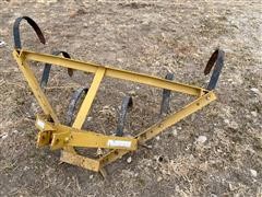 King Kutter CV-G-1-C-Y 3-Pt One Row C Tine Cultivator 