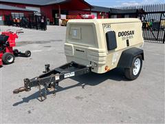 2013 Doosan P185WJD-T4I Portable Air Compressor 