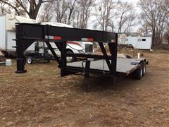 2004 Homemade 8X18 T/A Flatbed Trailer 