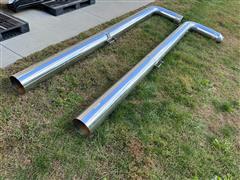 8" Chrome Truck Tractor Exhaust Pipes 