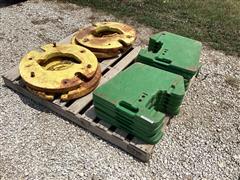 John Deere 47KG Suitcase Weights & Wheel Weights 