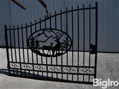 2024 Greatbear 20' Bi-Parting Wrought Iron Gate 