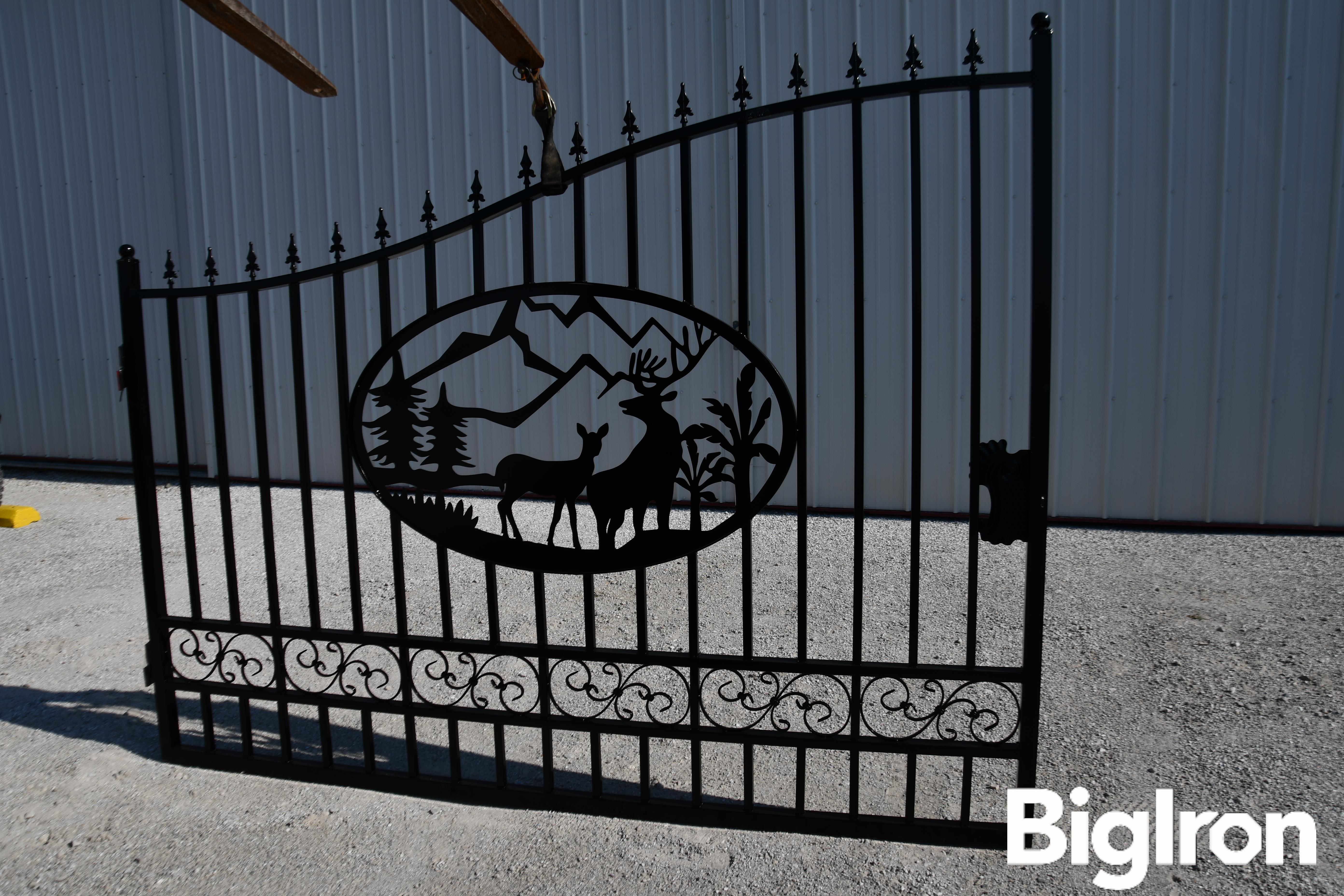 2024 Greatbear 20' Bi-Parting Wrought Iron Gate 