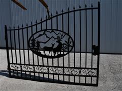 2024 Greatbear 20' Bi-Parting Wrought Iron Gate 