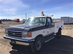 1990 Ford F250 4x4 Service Pickup 