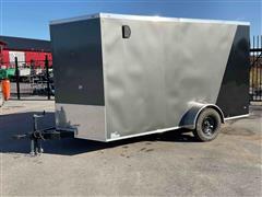 2022 MP 7' X 12' S/A Enclosed Trailer 