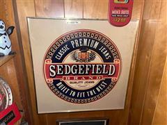 Sedgefield Jeans Sign 