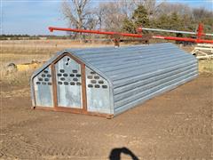 Mack Metal Portable Calf Shed 